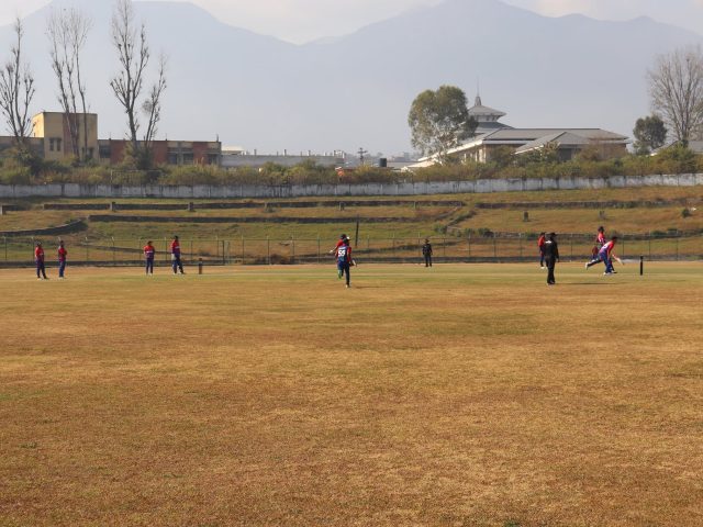 नेपाली क्रिकेटरहरुकोे बन्द प्रशिक्षण (फोटो फिचर)